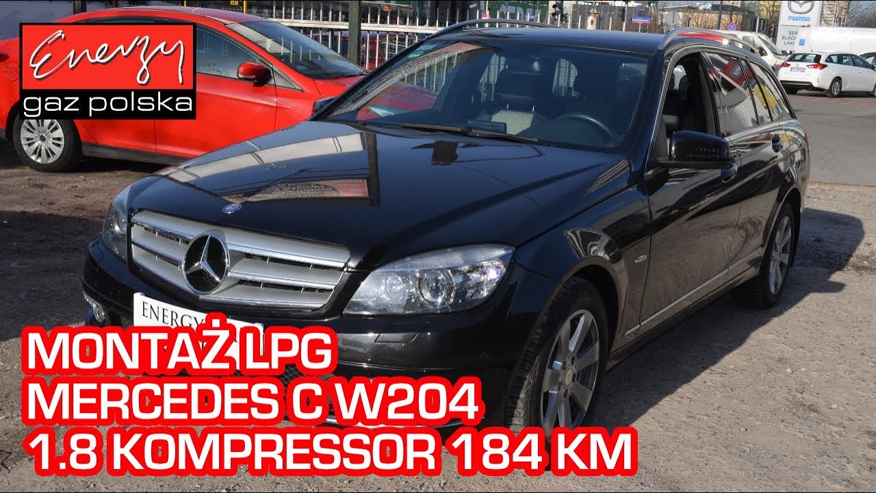 Montaż LPG Mercedes C W204 1.8 Kompressor 184KM 2009r w