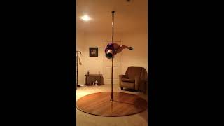 pole dance machine gun combo I've been working on (song is River - Leon Bridges)