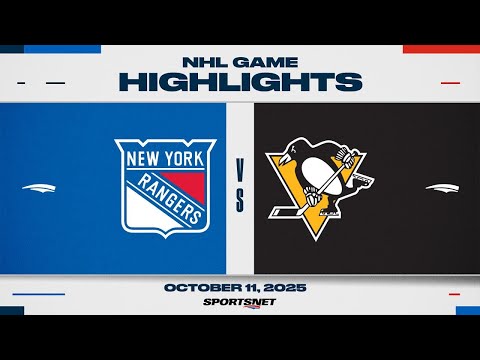 NHL Highlights | Rangers vs. Penguins - October 11, 2025