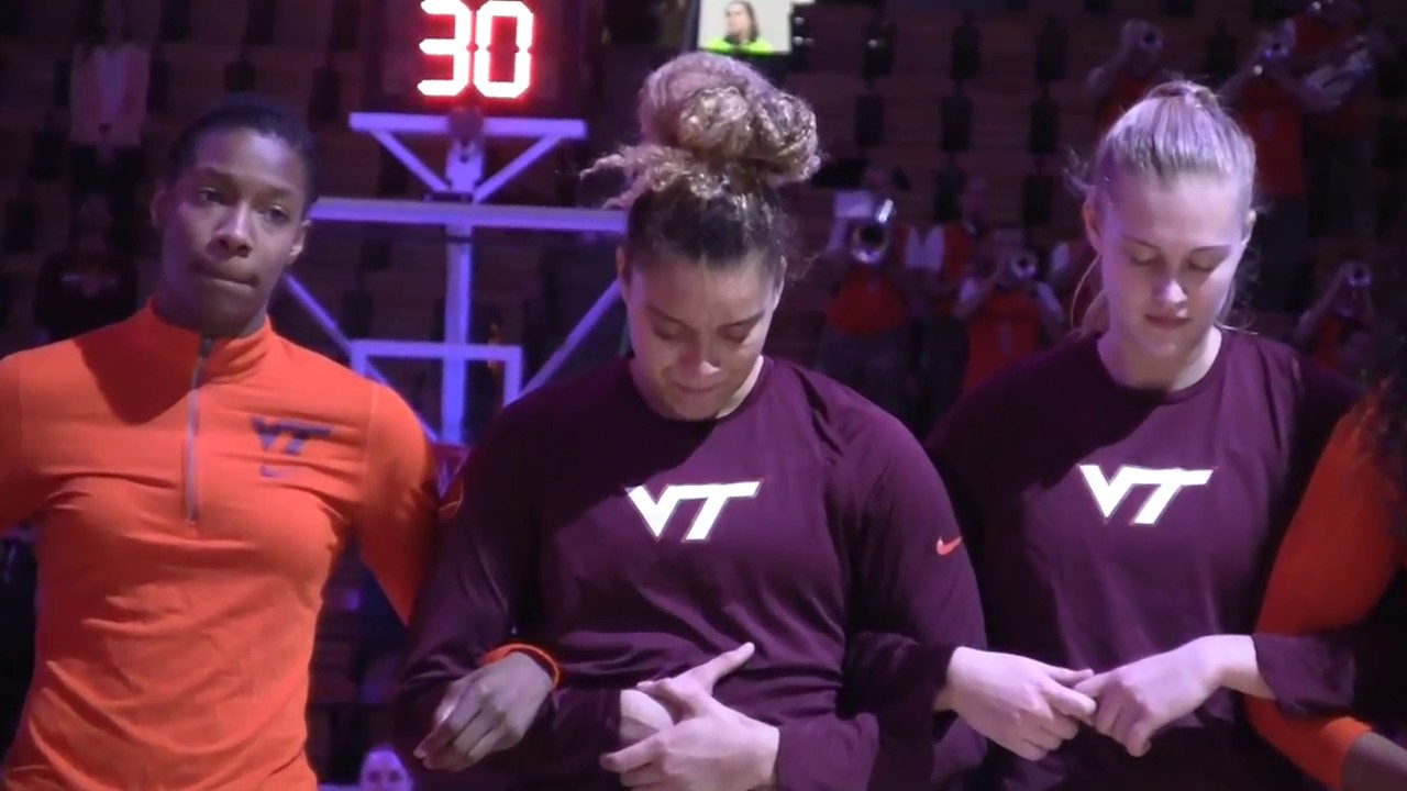VT WBB - Miami | SENIOR NIGHT - YouTube