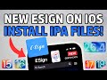 جديد تثبيت ملفات ESign وIPA على أجهزة IPhone وiPad بدون جيلبريك كمبيوتر تثبيت ملفات IPA على أ