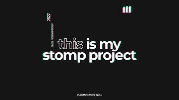 Stomp Clap Type Beat Opener - After Effects Template