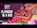 Цветочная композиция на День рождения | Flowers In а Box DIY