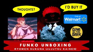 Funko Pop Unboxing And Review Jujutsu Kaisen - Ryomen Sukuna On Throne Glow, Walmart Exclusive