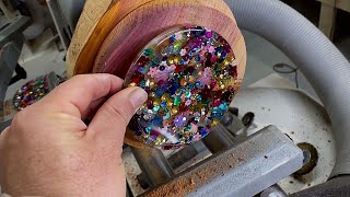 Woodturning - Sequin Bonanza Extraordinaire