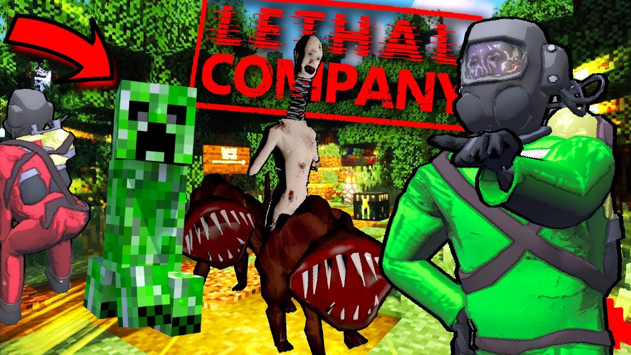 🔥Odwiedzamy ŚWIAT MINECRAFT w LETHAL COMPANY!