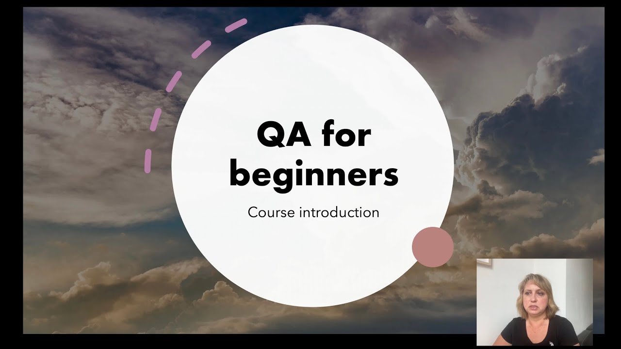 Introduction in on-line course "QA for beginners"