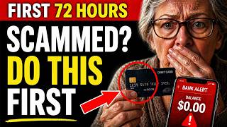 First 72 Hours After a Scam! Do This Immediately