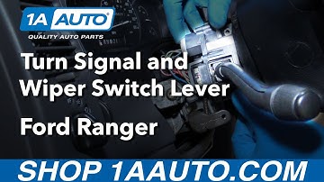 How to Replace Turn Signal Wiper Switch Lever 99-03 Ford Ranger