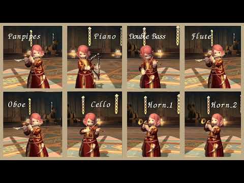 【FF14合奏 8重奏 重ね撮り】塩と苦難の歌 -Songs of Salt and Suffering-