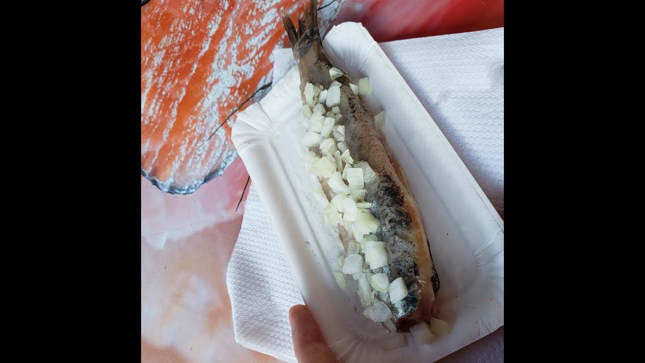Filleting Herring at the Thursday Market in Delft