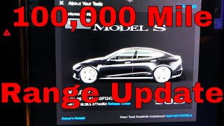 Tesla Model S 90D: Rated Range Degradation 100000 Miles 4 Yr 48Wk Ownership W/Chart Tesla Model S 90d Range