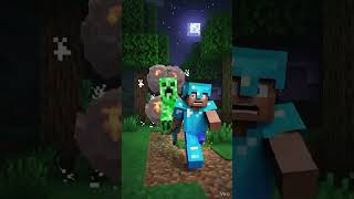 LAUF, STEVE! 🏃💨 Creeper-Explosion steht bevor! #Minecraft #Shorts