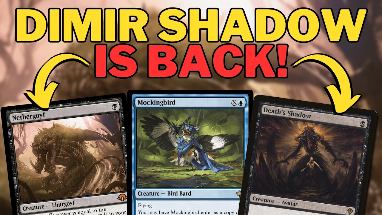 Why is Death's Shadow Playing Mockingbird? MTGO Modern - YouTube
