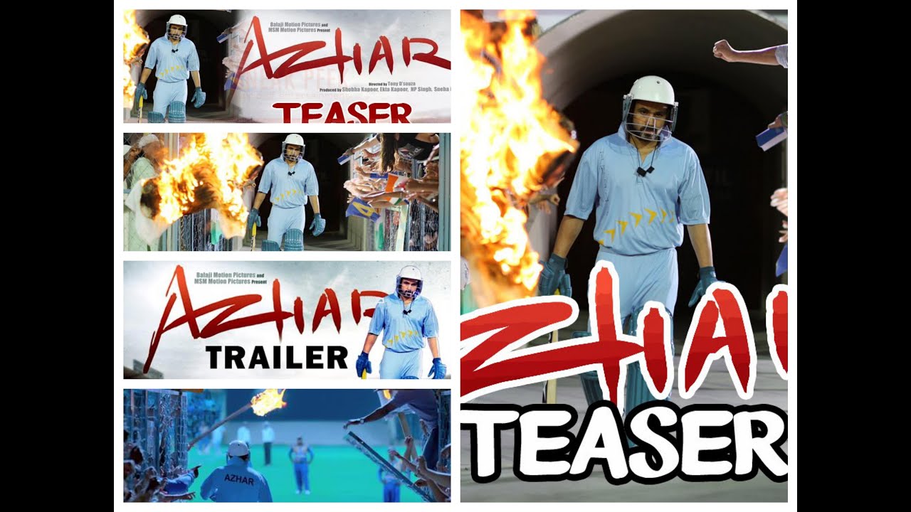 Azhar Hashmi Azhar Official Trailer, First Look , Emraan Hashmi - YouTube