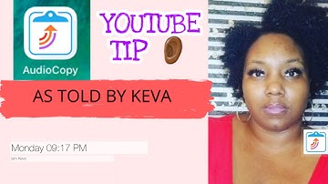 YOUTUBE TIPS! #AUDIOCOPY