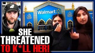 Walmart Worker THREATENS Shopper For Not Following Muslim Law