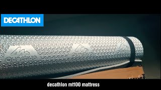 Decathlon mt100 trekking mattress unboxing