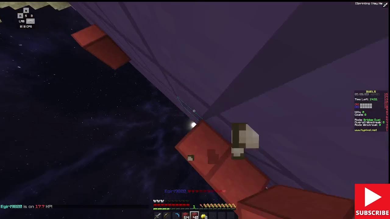 Hitting Bridge Legend (Hypixel)