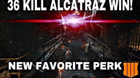 36 KILL ALCATRAZ WIN! NEW FAVORITE PERK! | CoDBlackout
