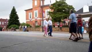 Brevard Square dance in street