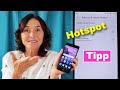 Tipp einen hotspot mit dem smartphone einrichten