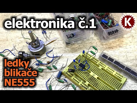 elektronika č.1  ledky, odpory, blikače, NE555