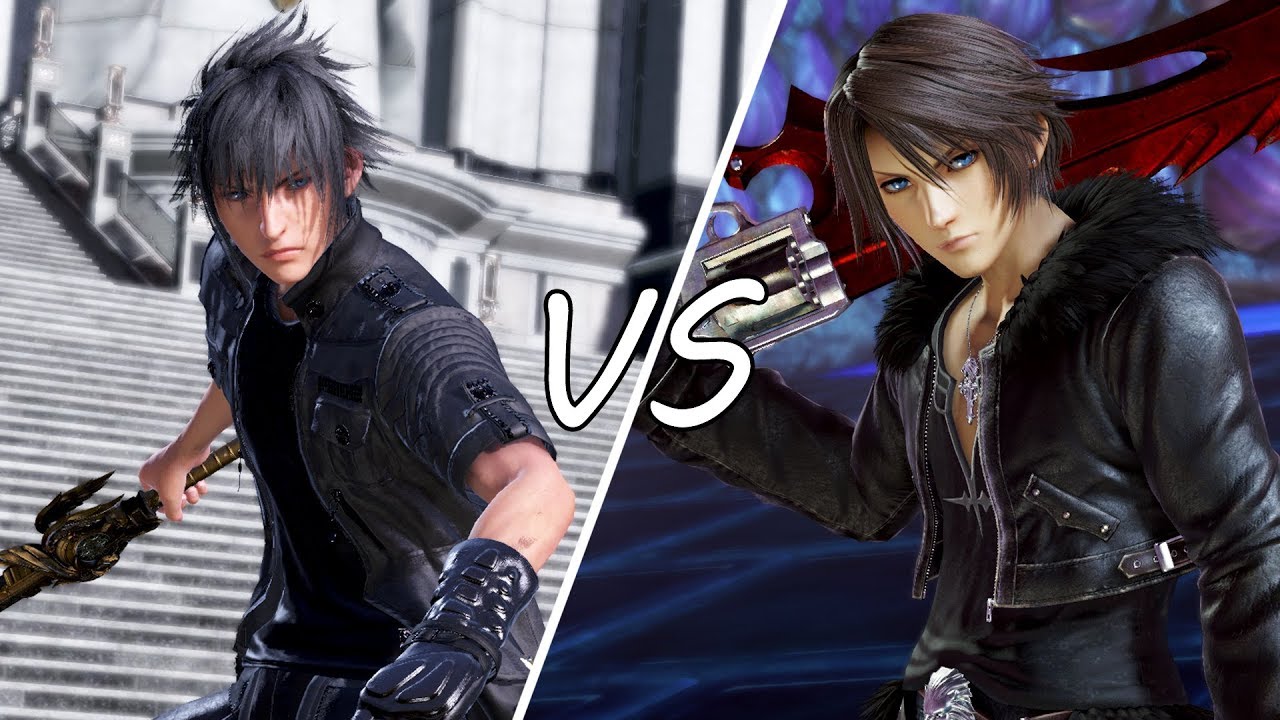 Dissidia Final Fantasy NT (DFFNT) - 1v1 Noctis vs. Squall - YouTube