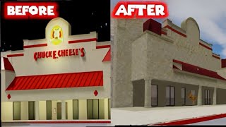 All Abandoned Chuck E. Cheese (Before And After) On Roblox