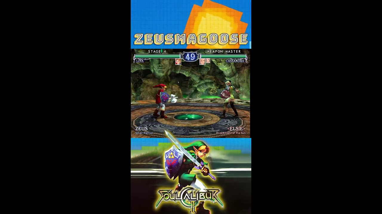 SoulCalibur II: Grinding that Weapon Master as Link!  (Live)