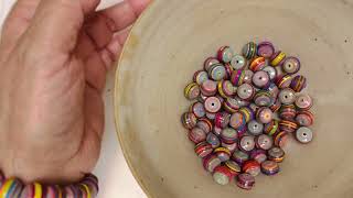Rolly Polly (Rondelle Shapes) Paper Beads!
https://etsy.me/34qNvJj - you can purchase this here.
If you’re interested in the demo pieces you can email me here: paperbeadsprincess@gmail.com
Janice Mae is a self proclaimed Paper beads Princess! Her passion for turning magazines and successful business to benefit women in the Philippines who are earning income on the side by making these beads.
For supplies such as paper bead kits, paper glaze and already cut strips of paper, you can visit her online shops: www.etsy.com and www.janicemae.com
If you don’t know where to start you can go here: www.paperbeads.org
Connect with like minded friends on her facebook.com/paperbeads Rolly Polly (Rondelle Shapes) Paper Beads!