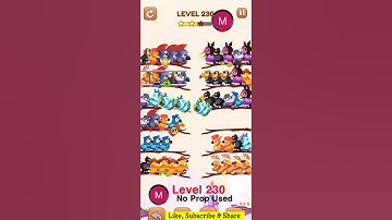 BIRD SORT 2 #color #puzzle #level 230 #colour #gaming #viral #trending #shorts #solution #birdsort