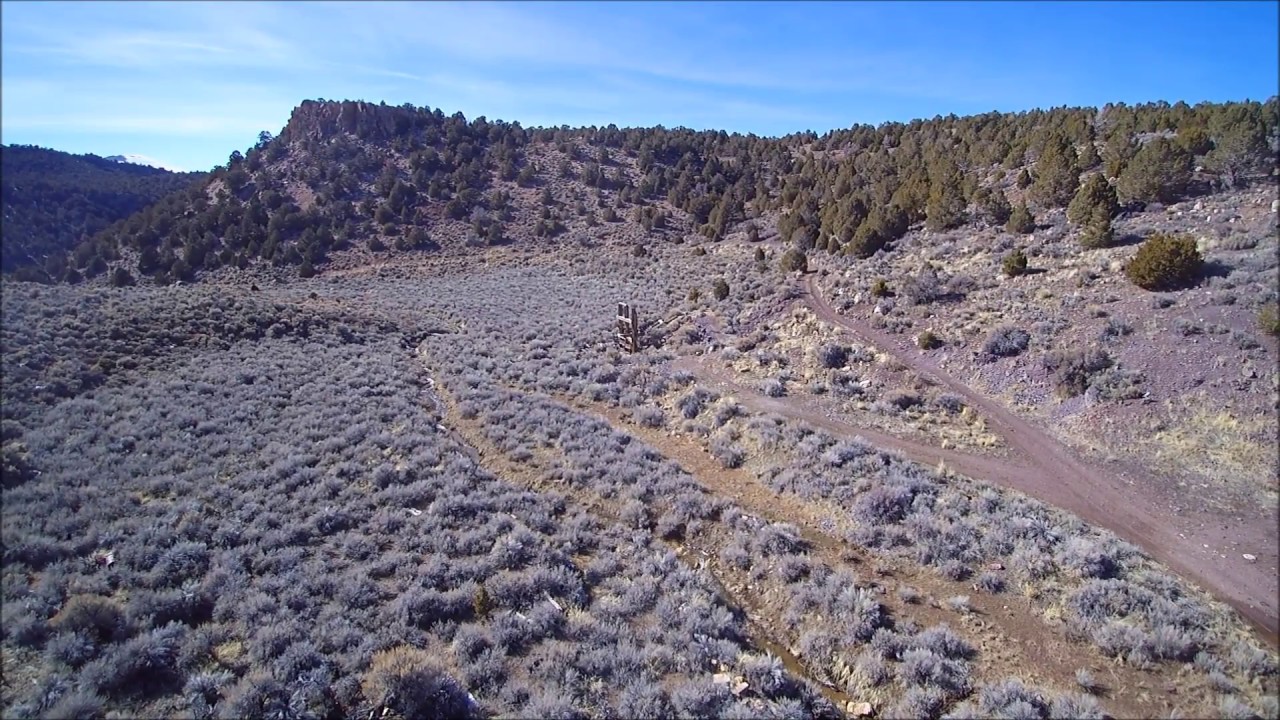 More Drone footage of the Aurora, Nevada townsite - YouTube