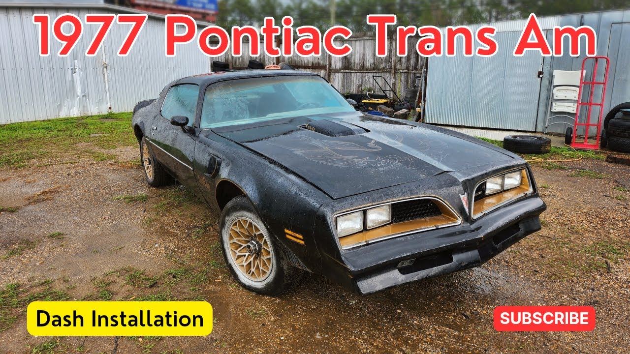 1977 Pontiac Trans Am - Installing Dash & Tail Lights