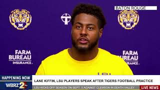 WATCH Lane Kiffin players speak as LSU continues preparations for 2026 season