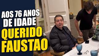 AOS 76 ANOS QUERIDO APRESENTADOR FAUSTO SILVA  COMOVE A TODOS NO ANIVERSÁRIO DO FILHO CAÇULA