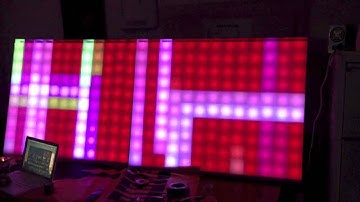 BLEM project: pixel LED matrix with Raspberry Pi and OLA