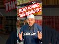 Is #mehdi coming this #ramadan ⁉️