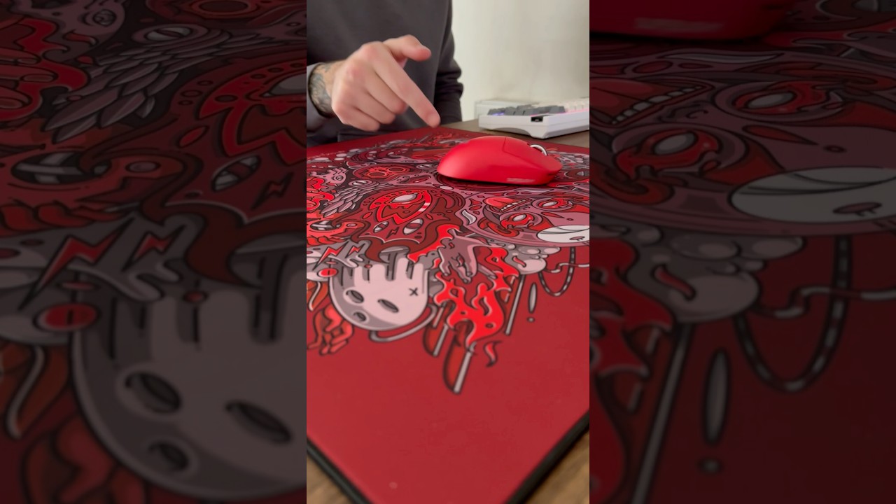 Wraith SoA Pro Speed Mousepad ve Logitech GPX mouse Wraith Hoverpad v2 Skates ile