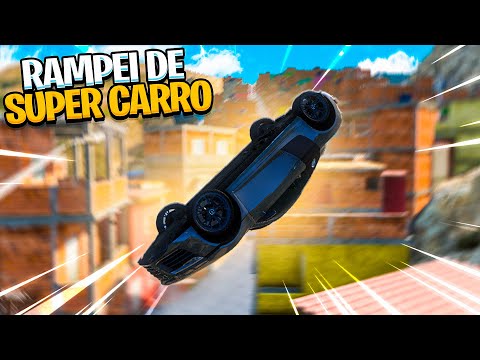 RAMPANDO A FAVELA COM SUPER CARROS *muito rapido*