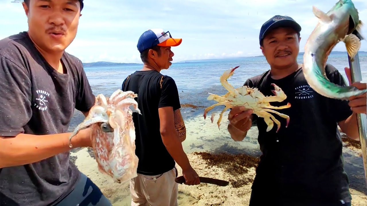 ищем моллюсков, отстреливаем рыбу, каракатиц и крабов | Охота и кулинария