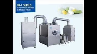 BG HIGH EFFICIENCY INTELLIGENT FILM COATING MACHINE