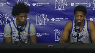 Men's Basketball: Kendric Davis and Elijah McCadden UNA Presser 11/30/22