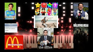 POP CULTURE PIANO MEDLEY!!! (OFFICE, JOHN CENA, WALKING DEAD, MARIO & MORE!)