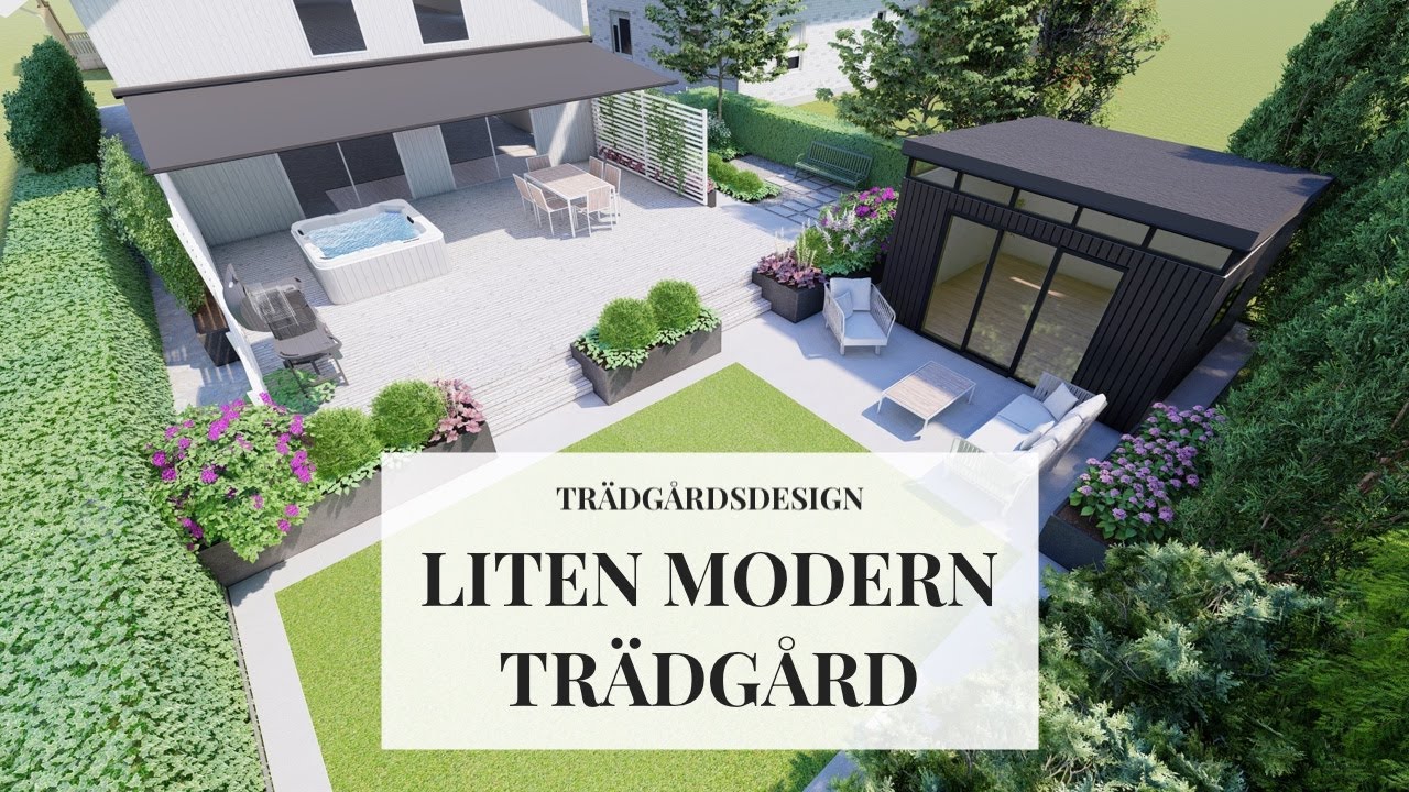 LITEN MODERN TRÄDGÅRD // Natalia Lindberg Trädgårdsdesign