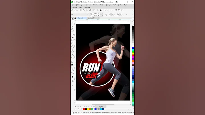 CorelDRAW PowerClip Hack You Need to Know! 🎯 #CorelDRAW #DesignHacks #PowerClip #GraphicDesign