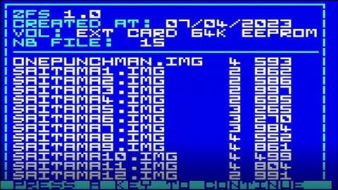 [Z80 computer] Programming RLE Image Compression