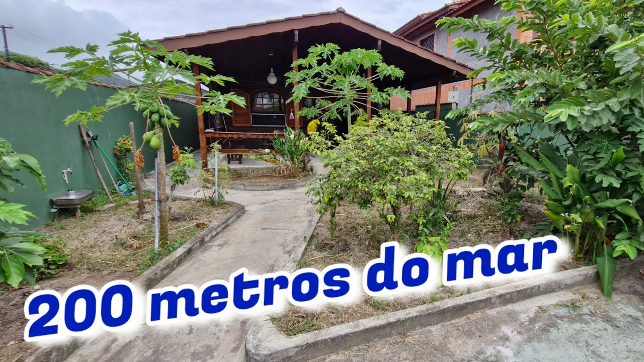 CASA LADO PRAIA A 200 METROS DO MAR EM MONGAGUÁ