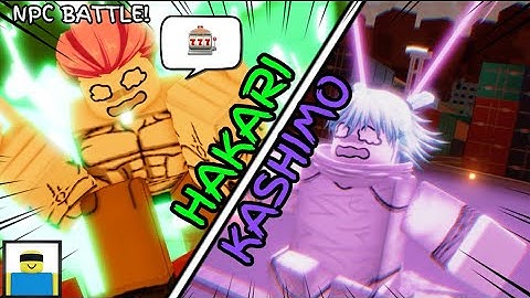 HAKARI VS KASHIMO NPC BATTLE RECREATED IN JJS | Jujutsu Shenanigans