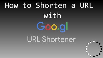 How to shorten URLs with goo.gl URL Shortener